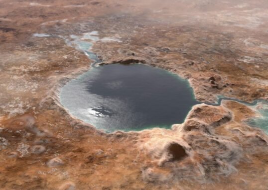 Mars Lake Discovery